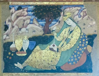 Fresco at Chehel Sotoun Palace, Esfahan, Iran