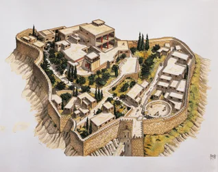 Reconstruction of ancient Mycenae