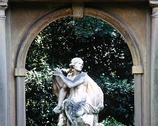 Statue of Venus, in the Gardens of the Villa la Pietra