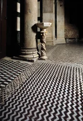 Holy Water Stoup on Column