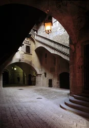 View of the courtyard