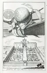 Villa of Marquis Spolverini of Verona, from "Villas, Gardens and Landscapes in Venice" by A. Volkamer