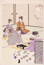 Four Women Seated in Room