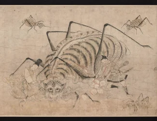 Yorimitsu killing Tsuchigumo (detail)
