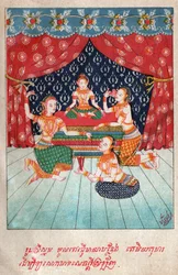 Temiya Jataka, circa 1910 (illustration)