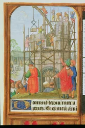 The building of the Tower of Babel (Bruges or Ghent, c.1500)