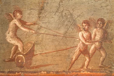 Cupids in a Chariot, Herculaneum