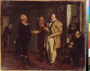 Prince Vasily Khovansky and a Jester