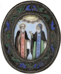 Saints Dimitry of Rostov (1651-1709) and Saint Ignatius Brianchaninov (died in 1867)