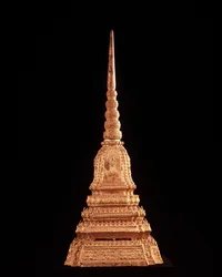 Model of a chedi or reliquary tower