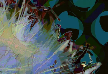 Artichoke Abstract Horizontal 8