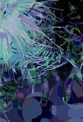 Artichoke Abstract Vertical 4