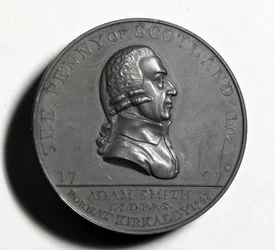 Scottish Penny commemorating Adam Smith (obverse), 1797