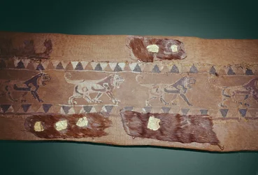 Horse Breastband with Lions