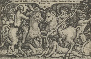 Hercules abducting Iole, from The Labors of Hercules