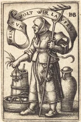 The Market Woman [right]