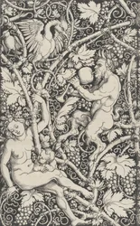 Wallpaper with Satyr Family, 1515