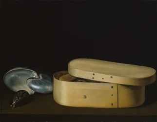 Still Life with Shells and a Chip-Wood Box