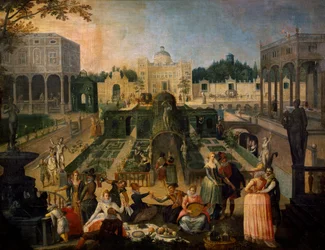 A Feast in the park of the Duke of Mantua