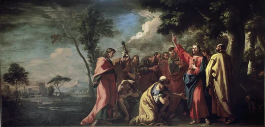 Christ Hands Over the Keys to St. Peter
