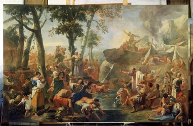 Moses Drawing Water from the Rock