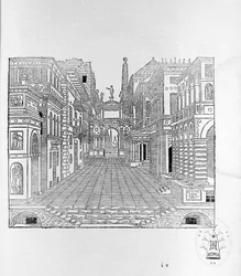 The Second Book of Perspective: Tragic Scene