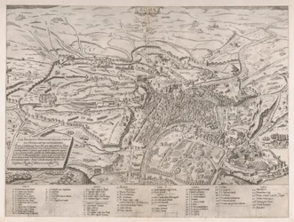 Speculum Romanae Magnificentiae: View of Rome from the North