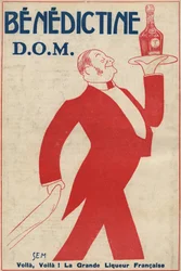 Advertising for the digestive liqueur 