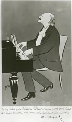 French Composer Jules Massenet Playing