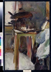 Artist Olga Natalyiana at Work