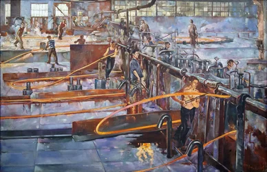 The five-year plan - The hot rolling workshop of the "Red Nail Maker