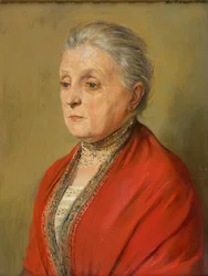 Portrait of Luise Maurer, the artist
