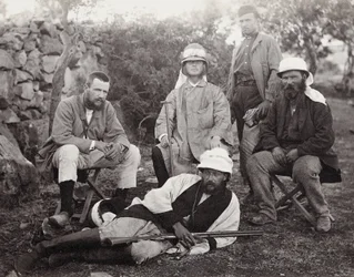 Group of Explorers, Judea District, Palestine, 1867
