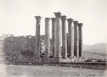 Temple of Artemis from the South-East, Jerash, 1867