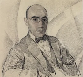 Portrait of the Artist and the Photographer Miron Sherling