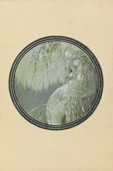 Rusalka. Illustration to the Poem Ruslan and Lyudmila by A. Pushkin
