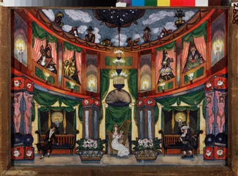 Preparatory Decor for the Opera 