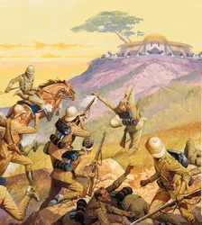British Soldiers Attacking a Boer Position