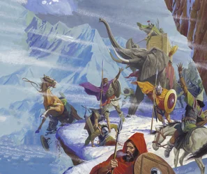 Hannibal crosses the Alps