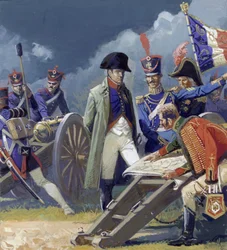 Napoleon engaged in military planning
