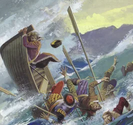 Richard Chancellor Thrown into the Tempestuous Sea