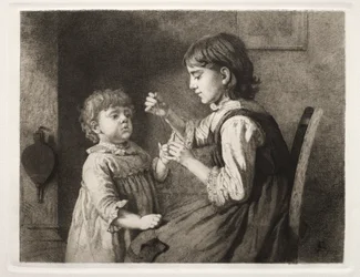 The First Needlework, 1884