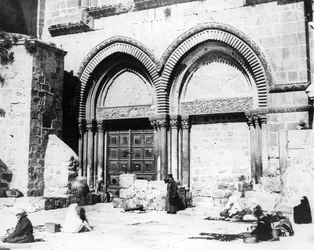 Entrance to the Church of the Holy Sepulchre