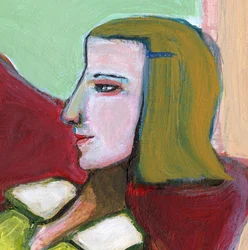 Abstract Woman Profile