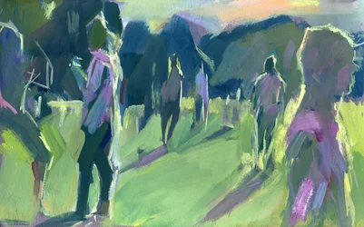 Park, Evening, 2024
