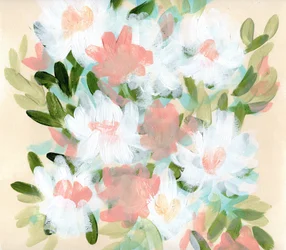 Pastel Floral Abstract