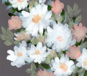 Soft Pink and White Blooms