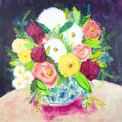 Vibrant Floral Still Life