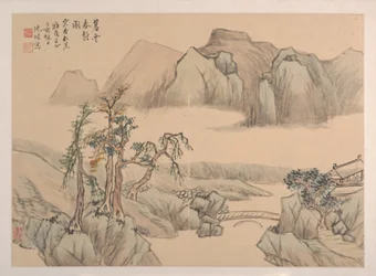 Landscape, dated 1827