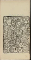 Haedong Chegukki, Earliest Printed Map of Japan, Left Part